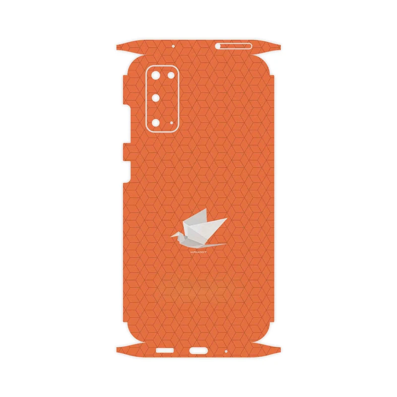 برچسب پوششی ماهوت مدل Minimalist origami bird-FullSkin مناسب برای گوشی موبایل سامسونگ Galaxy S20