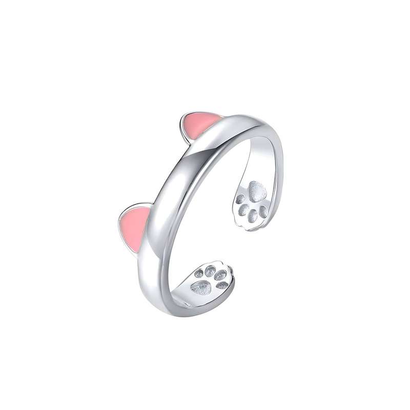 انگشتر دخترانه مدل گربه