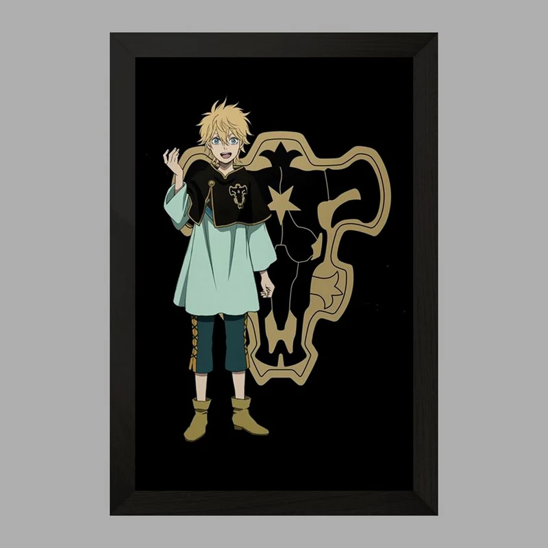 تابلو خندالو مدل لاک ولیتا انیمه بلک کلاور Black Clover  کد 10261