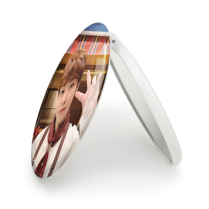 آینه جیبی خندالو طرح شیومین گروه اکسو EXO مدل تاشو کد 16835