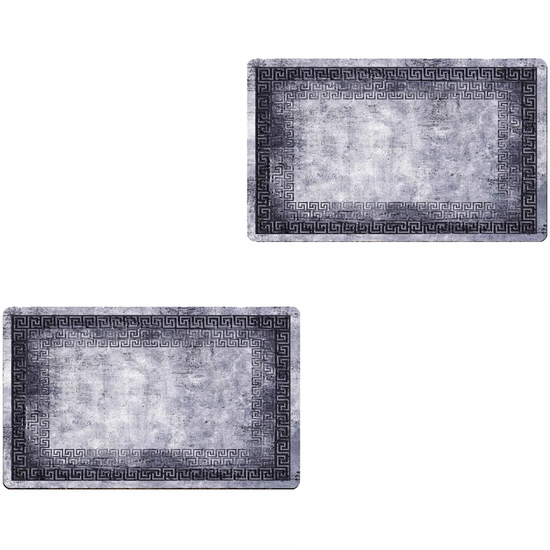 پادری مدل وینتیج رویه مخمل طرح ترک کد D.259 مجموعه دو عددی