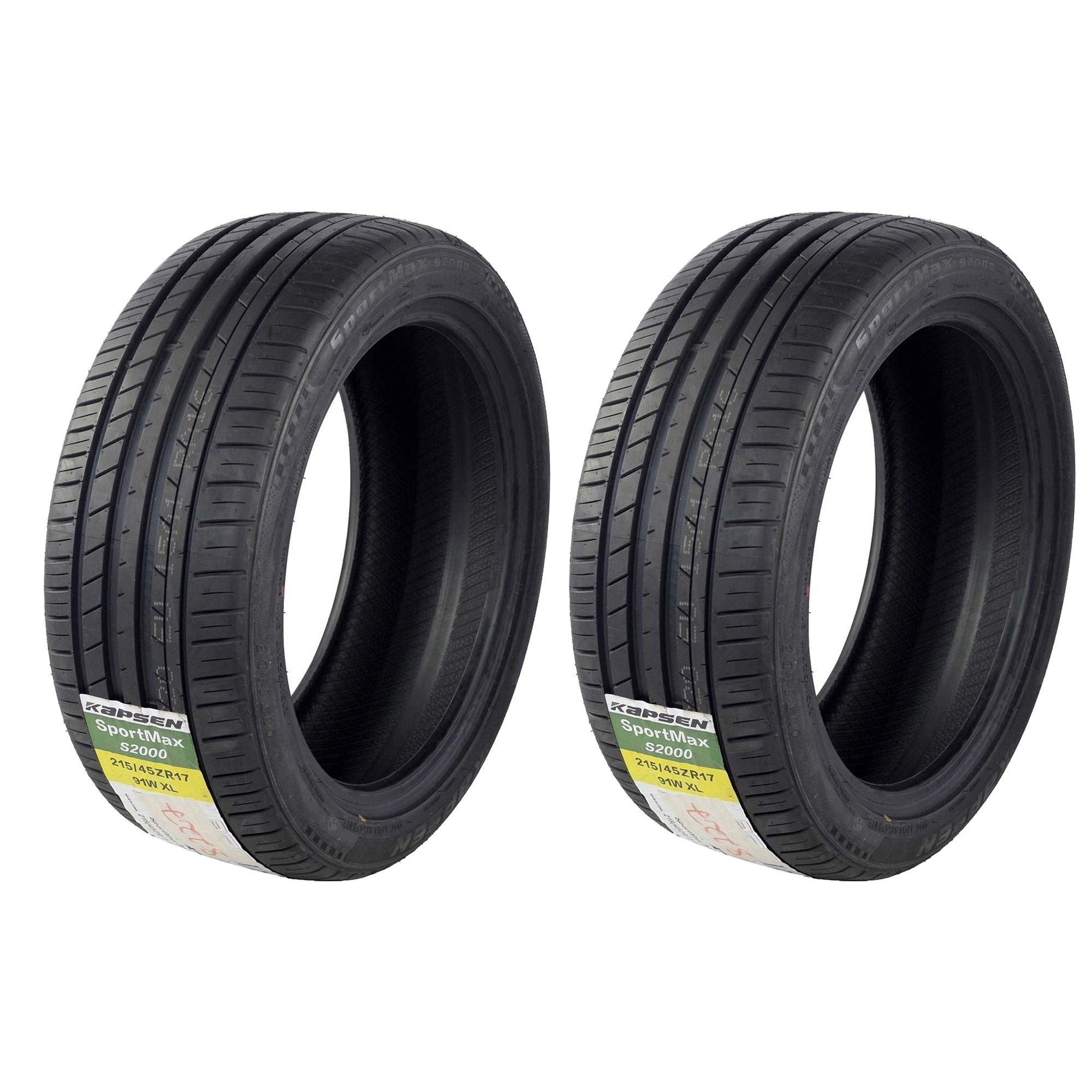 لاستیک خودرو کاپسن مدل S2000 سایز 225/45R18 - دو حلقه