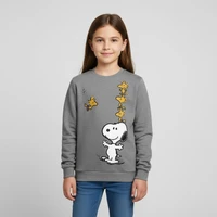 سویشرت دخترانه فیورلا مدل اسنوپی و جوجه 43508