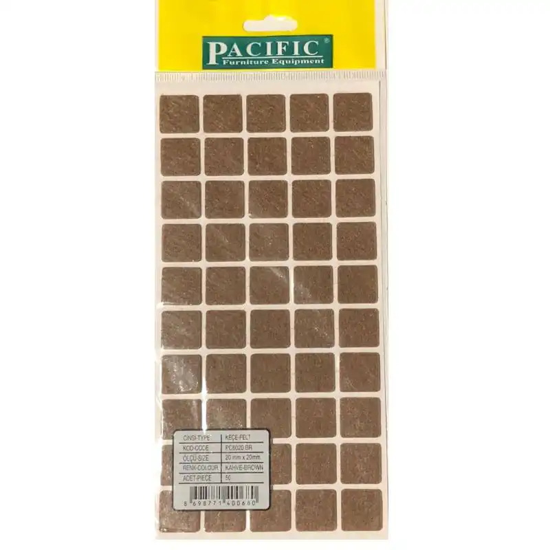 پد پایه مبل و صندلی پاسیفیک مدل M 20x20 کد 22 بسته 50 عددی
