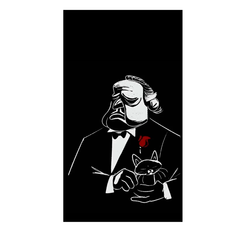 استیکر لپ تاپ و موبایل مدل سریال طرح پدر خوانده The Godfather کد 4961