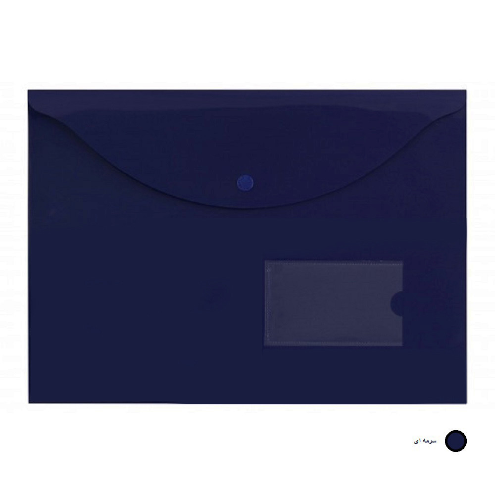 پوشه دکمه دار پاپکو مدل بیزنس مات کد A4-116B پوشه دکمه دار پاپکو مدل بیزنس مات کد A4-116B