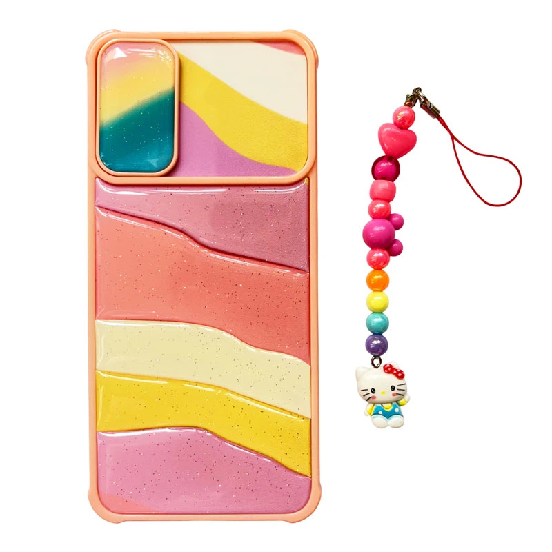 کاور طرح ساینا کد A11877 مناسب برای گوشی موبایل شیائومی Note 10 5G / Note 10T 5G / Poco M3 Pro به همراه بند آویز