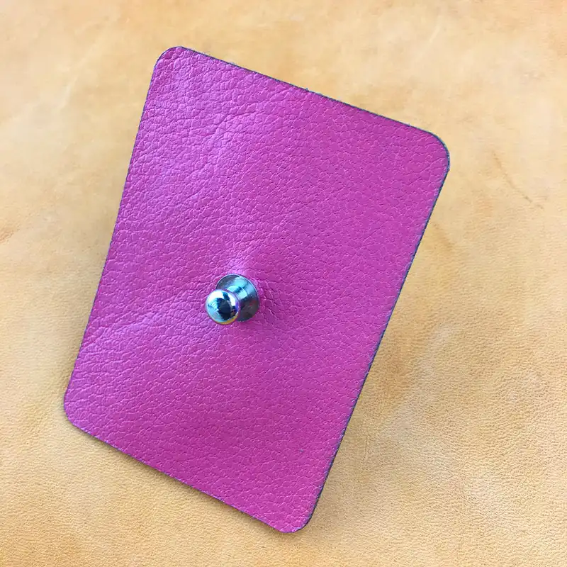 یراق نک دکمه چرم دوزی مدل Nak-Stl-2 بسته 2 عددی