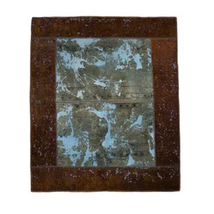 فرش دستبافت رنگ شده دو متری کد 1565