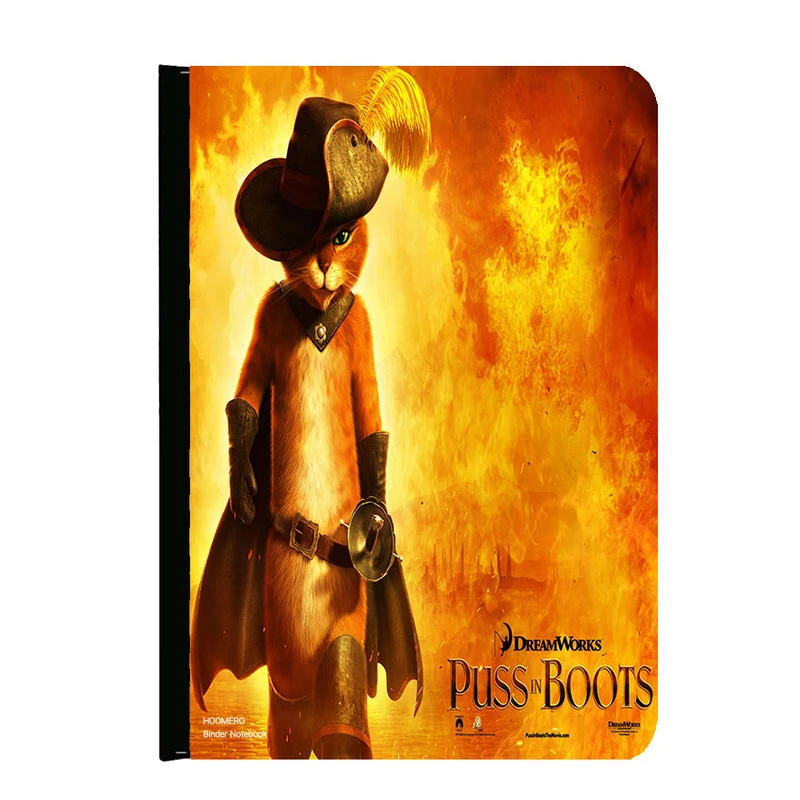 کلاسور هومرو مدل KL2407 طرح انیمیشن گربه چکمه پوش