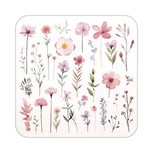 زیر لیوانی کاکتی طرح گل مدل mp18905