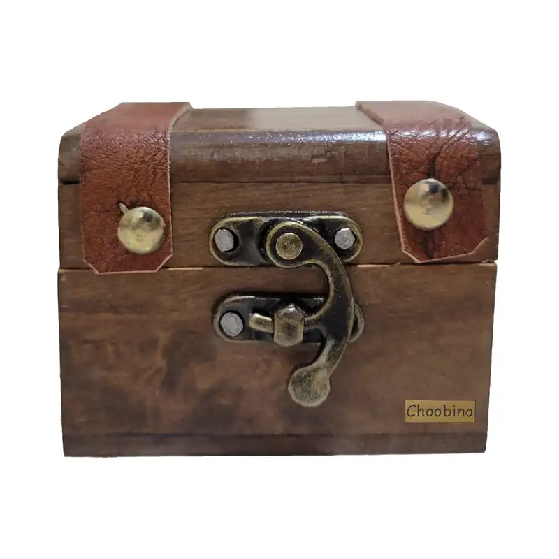 جعبه هدیه چوبی نو مدل جنگلی سایز 8