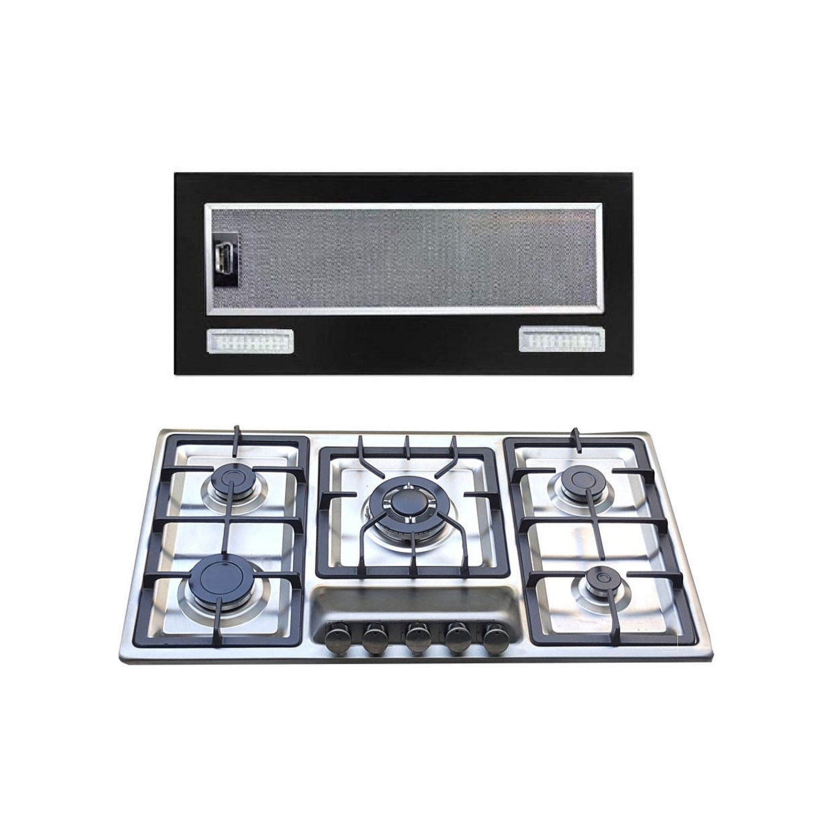 ست هود و اجاق گاز صفحه ای اریکسان مدل FLATT