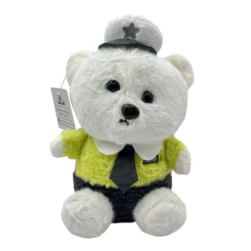 عروسک ناب سل مدل خرس کلاه دار طرح ستاره ارتفاع 25 سانتی متر
