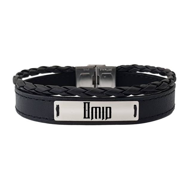 دستبند نقره مردانه ترمه 1 مدل امید کد 007 DCHN