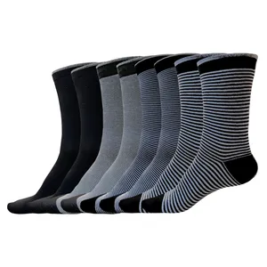 جوراب ساق بلند مردانه هورا مهر مدل HS-LINE-B04 مجموعه 4 عددی