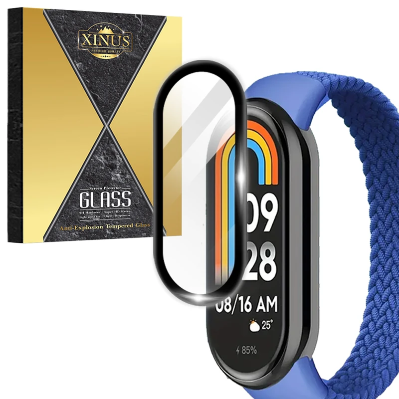 محافظ صفحه نمایش ژینوس مدل XWPM مناسب برای ساعت هوشمند شیائومی Mi Band 8