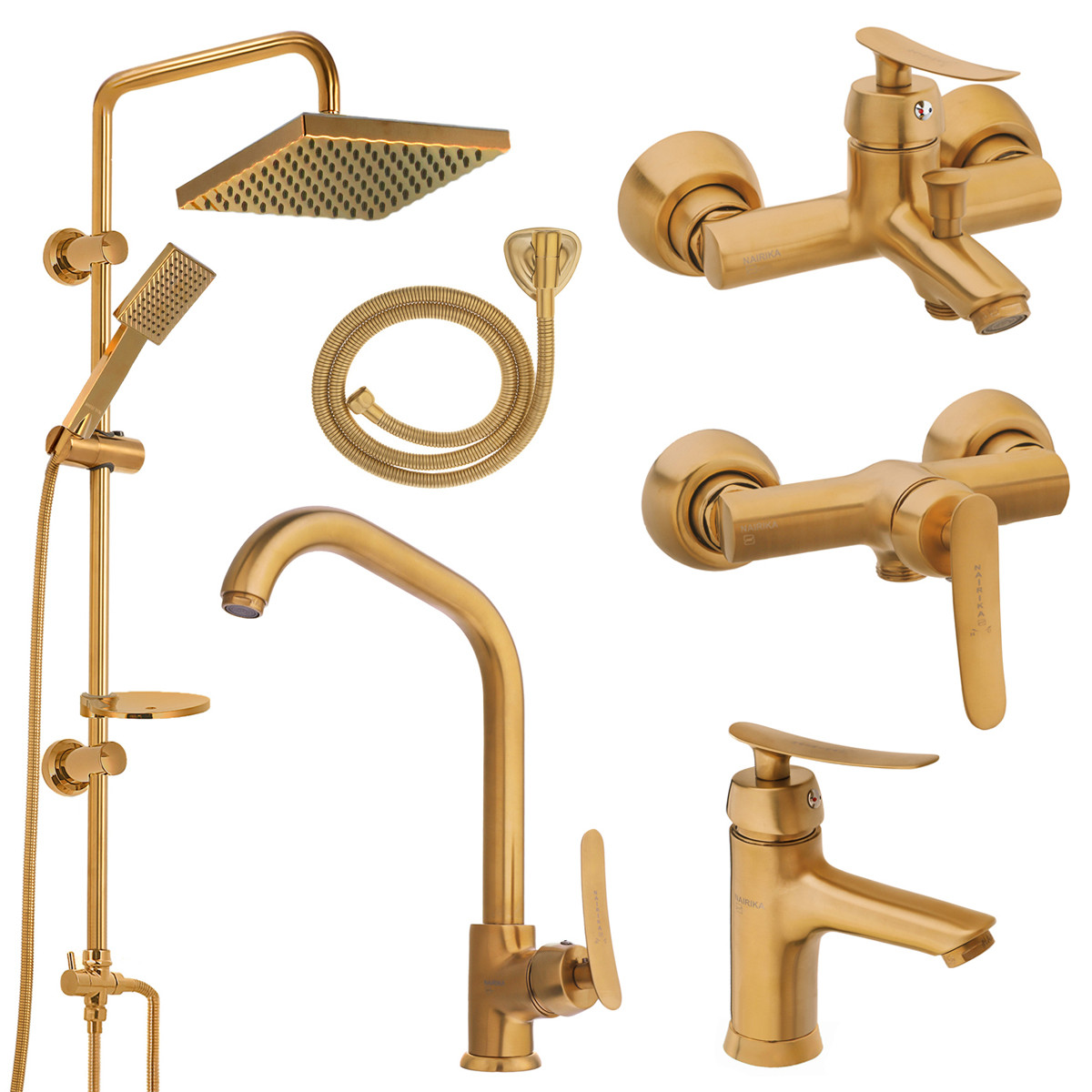 ست شیرآلات نایریکا مدل تنسو کد M01-1 یونیورست مجموعه 6 عددی ست شیرآلات نایریکا مدل تنسو کد M01-1 یونیورست مجموعه 6 عددی