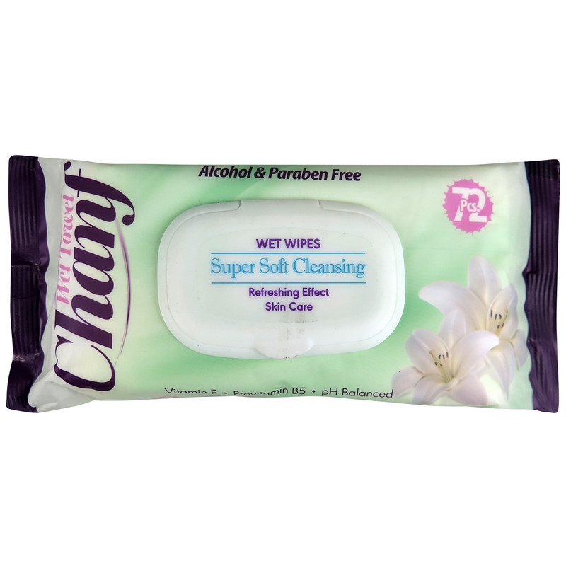 دستمال مرطوب چانف کد Sa 1010 بسته 72 عددی