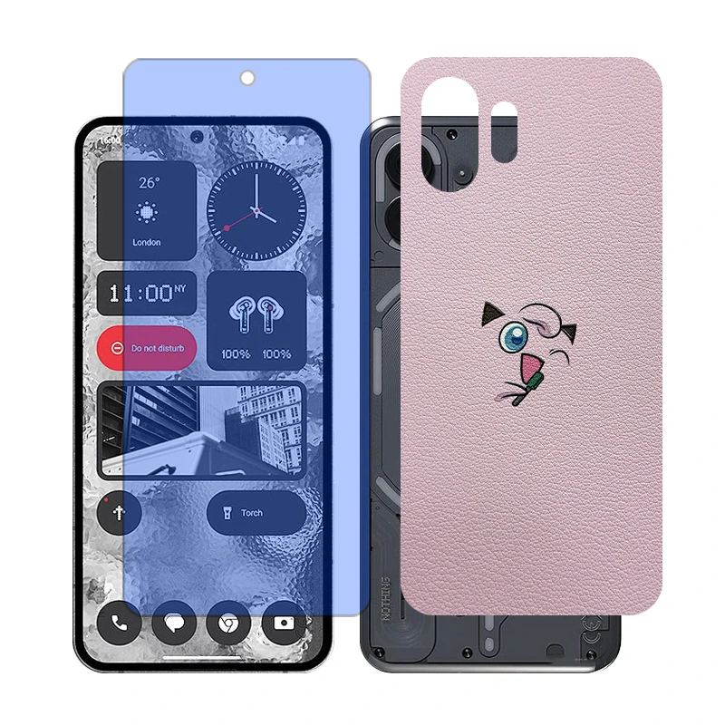 محافظ صفحه نمایش بلو کات گلس مدل Together مناسب برای گوشی موبایل ناتینگ 2 Phone به همراه برچسب پوششی پشت گوشی