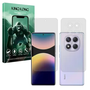 King kong Matte model Tough screen protector suitable for Xiaomi Redmi Note 14 Pro 4G mobile phone along with the back of the phone
