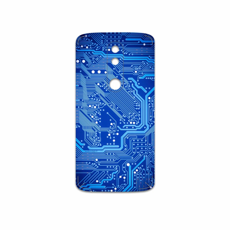 برچسب پوششی ماهوت مدل Blue Printed Circuit Board مناسب برای گوشی موبایل موتورولا Moto X Force