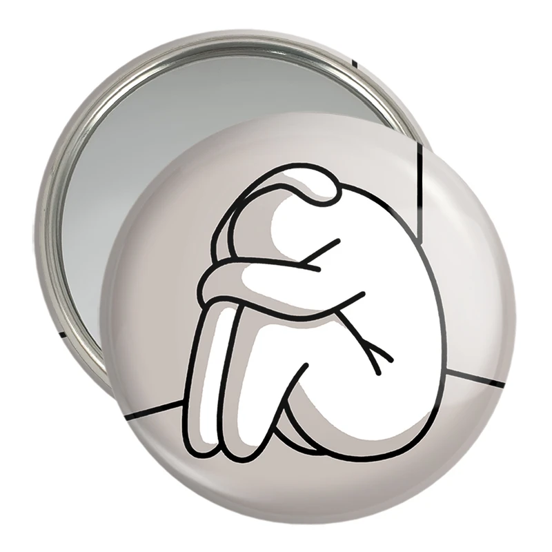 آینه جیبی خندالو مدل تنبل خسته کد 29424