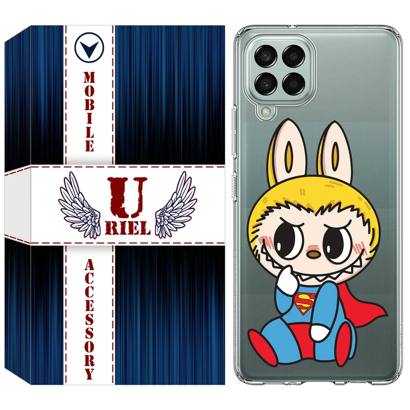 کاور یوریل مدل Clear کد 147 طرح لبوبو Labubu مناسب برای گوشی موبایل سامسونگ Galaxy M33