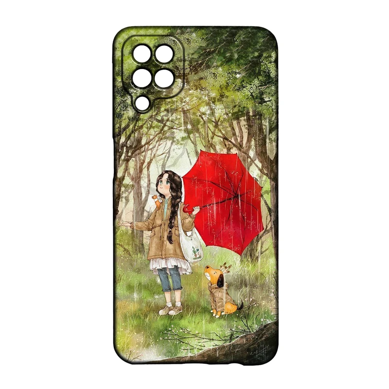 کاور طرح دخترانه کد 259 مناسب برای گوشی موبایل سامسونگ Galaxy A22 4g