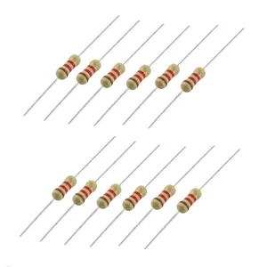 مقاومت 1.2 کیلو اهم 1/2 وات کد 612 بسته 12 عددی