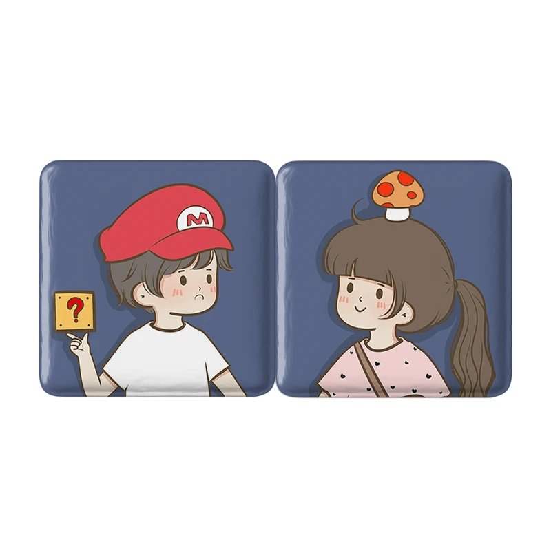 مگنت خندالو مدل عاشقانه سوپر ماریو کد A1 مجموعه 2 عددی
