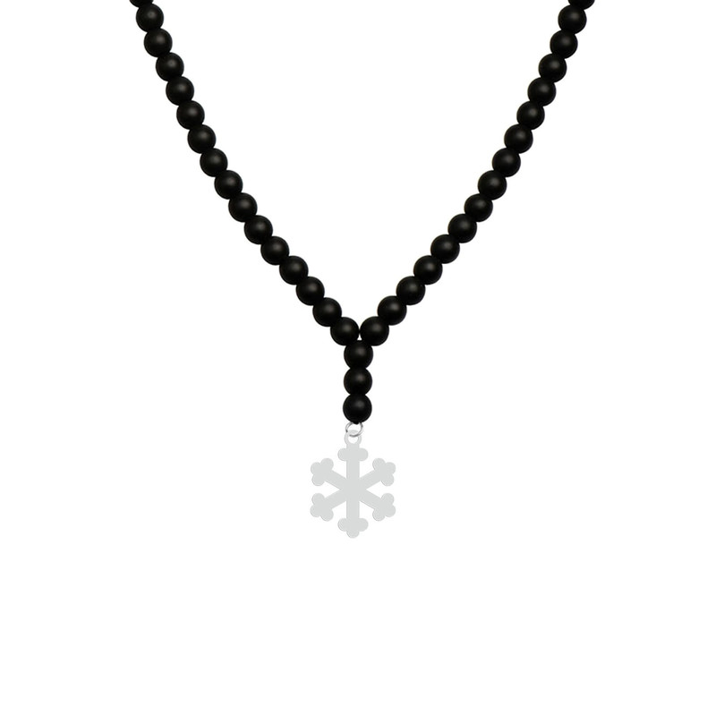 گردنبند نقره زنانه هایکا مدل دانه برف کد n.ha1-862