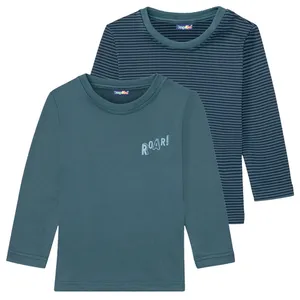 تی شرت آستین بلند پسرانه لوپیلو مدل IAN-356918 مجموعه 2 عددی 