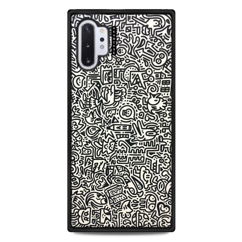 کاور آکام مدل AMC-WSGN10P-DOODLE17 مناسب برای گوشی موبایل سامسونگ Galaxy Note 10 Plus