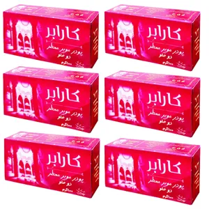 پودر موبر کارابر مدل 01 وزن 100 گرم مجموعه 6 عددی