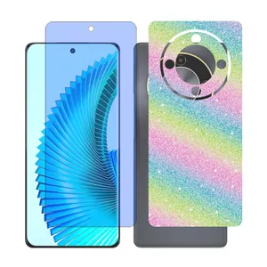 Glass together model blue cut screen protector suitable for Honor X9b mobile phone with back cover sticker