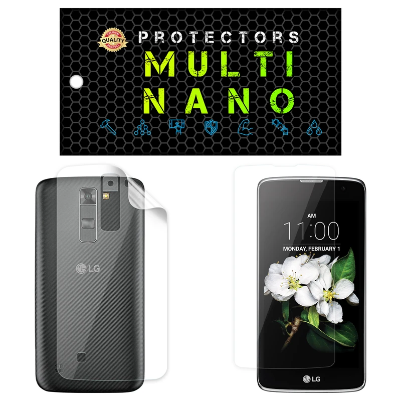 محافظ صفحه نمایش مولتی نانو مدل X-SFT مناسب برای گوشی موبایل ال جی K7 به همراه محافظ پشت