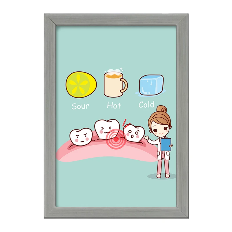 تابلو خندالو طرح دندان و دندان پزشکی کودکانه کد 36745