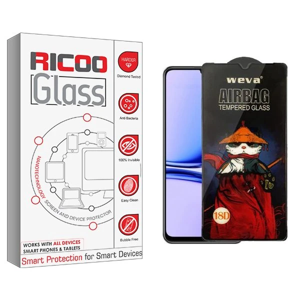 محافظ صفحه نمایش ریکو مدل RiC2 Airbag مناسب برای گوشی موبایل ریلمی C53
