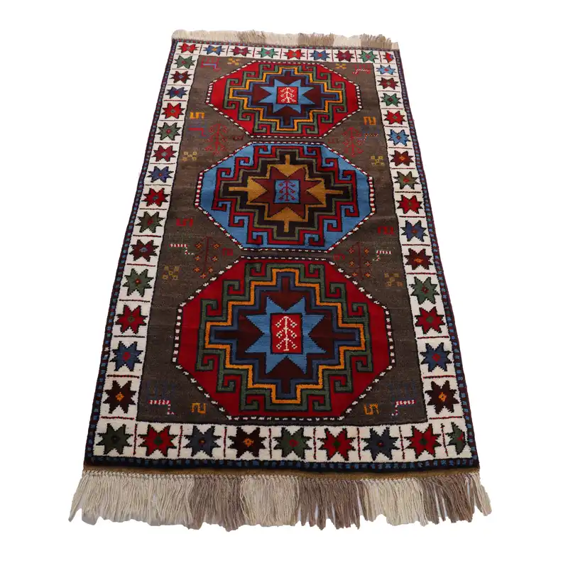 فرش دستباف دو متری طرح خراسان کد 4020510