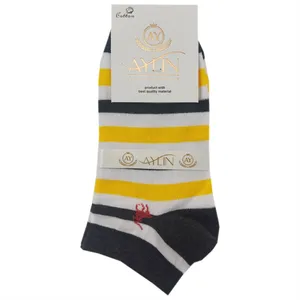 جوراب کالج مدل اسپرت راه راه نخی