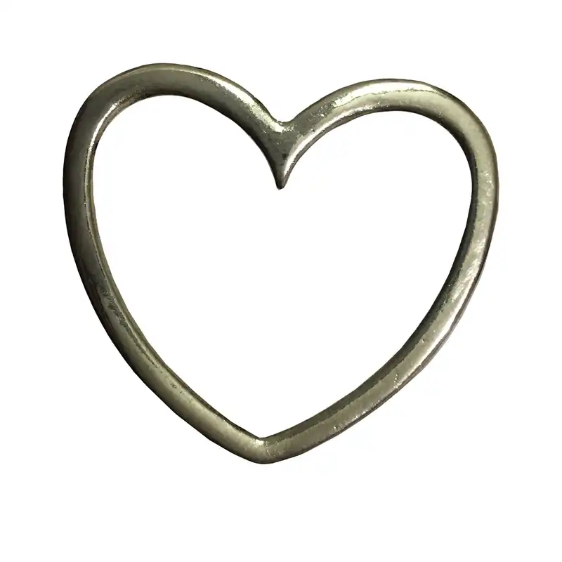 یراق چرم دوزی طرح قلب مدل Heart5x بسته 5 عددی