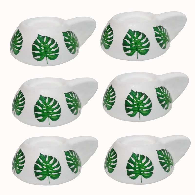 جاشمعی مدل برگ انجیری فنجان کد 600 بسته 6 عددی 