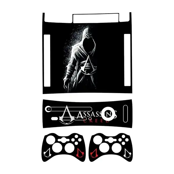 برچسب ایکس باکس 360 آرکید طرح Assassins Creed کد 10 مجموعه 4 عددی