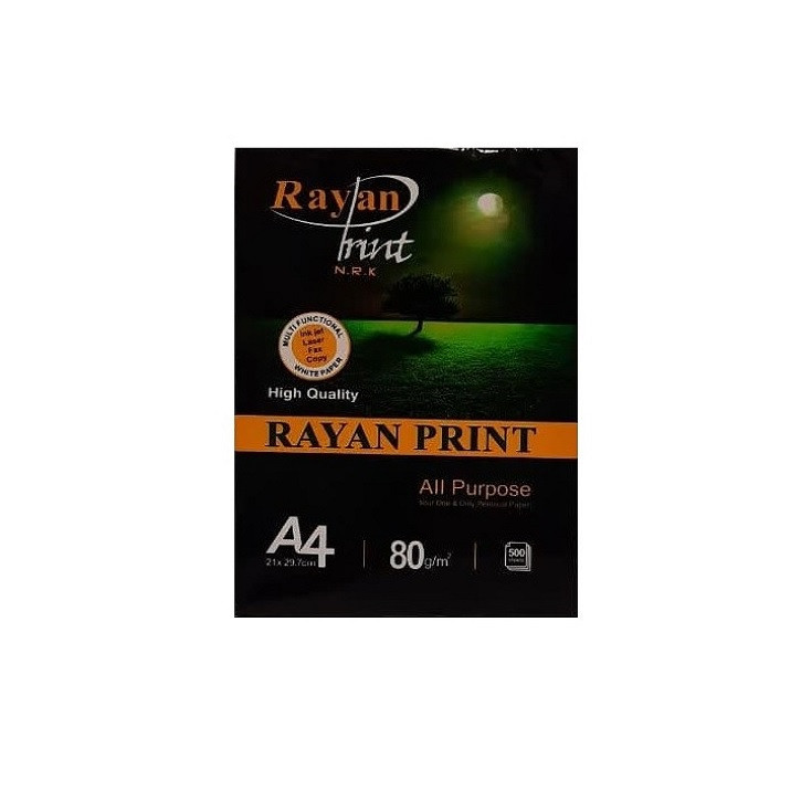 کاغذ A4 رایان پرینت مدل Rayan Print بسته 500 عددی 
