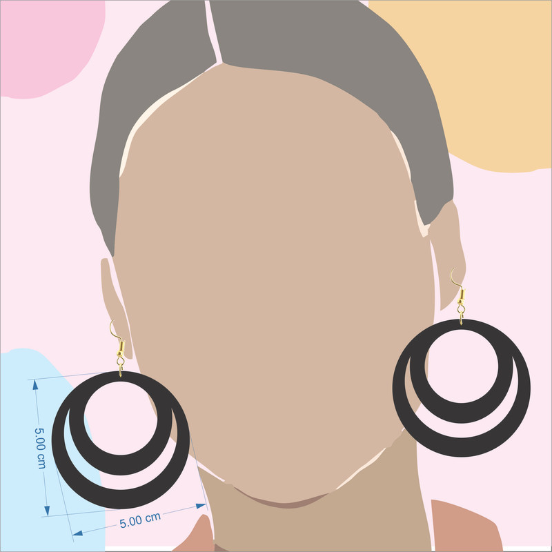 گوشواره زنانه کد E080