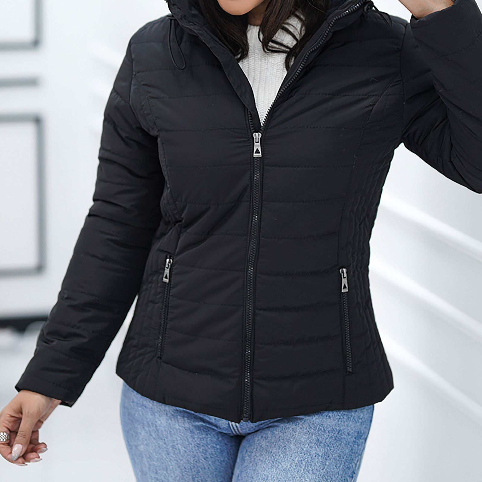 کاپشن زنانه السانا مدل ساوین کد 162301 - - 2