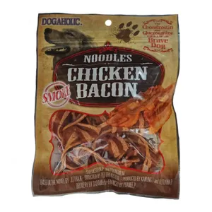 غذای تشویقی سگ داگولیک مدل Chicken_Bacon وزن ۱۱۵ گرم