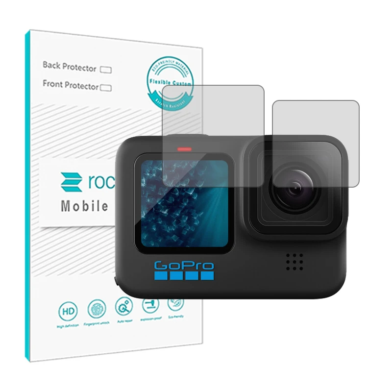 محافظ صفحه نمایش دوربین شفاف راک اسپیس مدل HyGEL مناسب برای دوربین عکاسی گو پرو hero 11