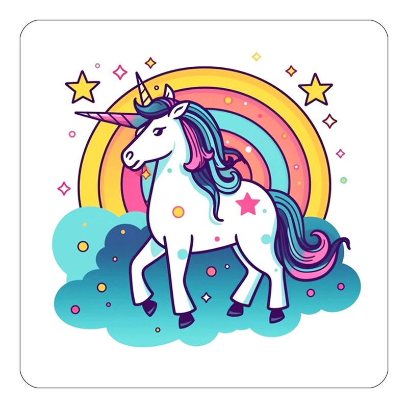 مگنت کاکتی طرح اسب تک شاخ و یونیکورن مدل mp31494